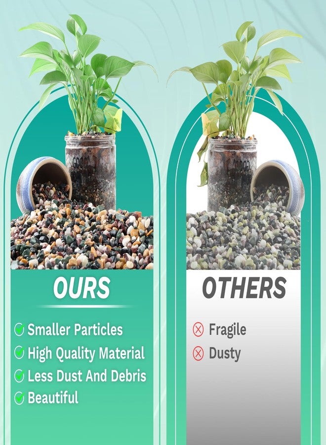 AVALUTION Aquarium Gravel for Plants -7lb Fish Tank Gravel for Succulent Cactus & Bonsai, 1/4Inch Decorative River Rocks Pebbles for Gardening, Flower Pots, Landscaping, Terrarium - Image 4